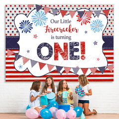 Lofaris 1st Birthday Backdrop Girls Independence Day Background