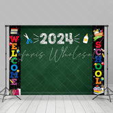 Lofaris 2024 Welcome Back To School Backdrop Banner For Party