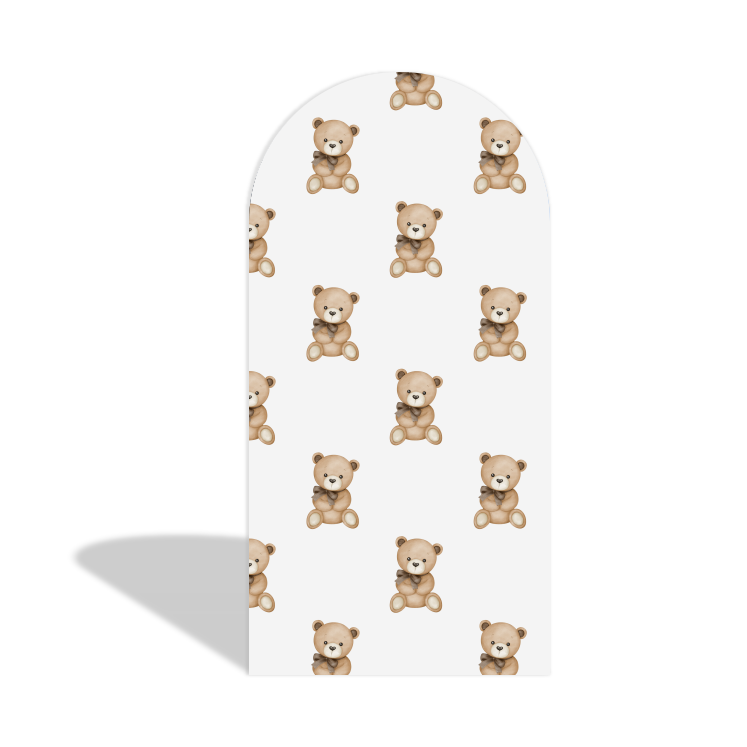 It’s A Boy Teddy Bear Birthday Party Arch Backdrop Wall Cloth Cover