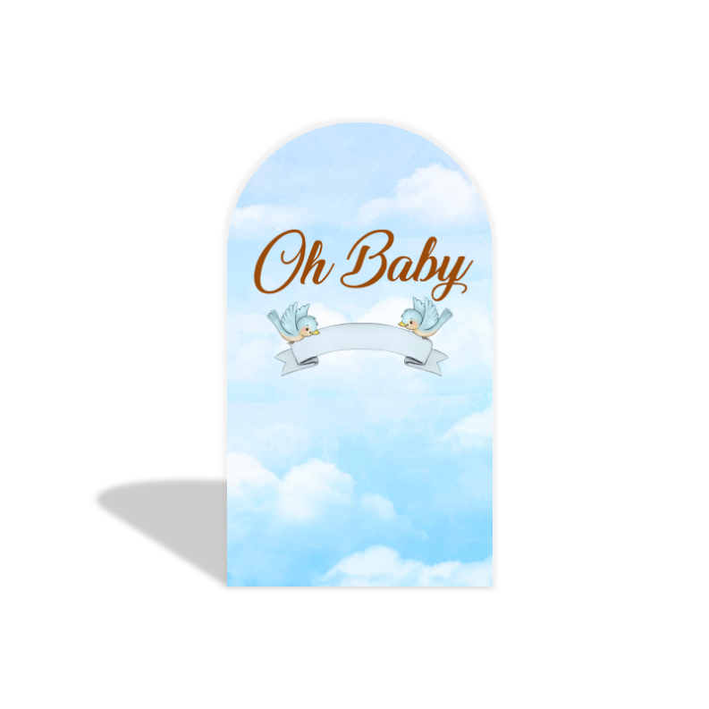 Gender reveal arch Birthday Party Arch Backdrop Wall Cloth Cover