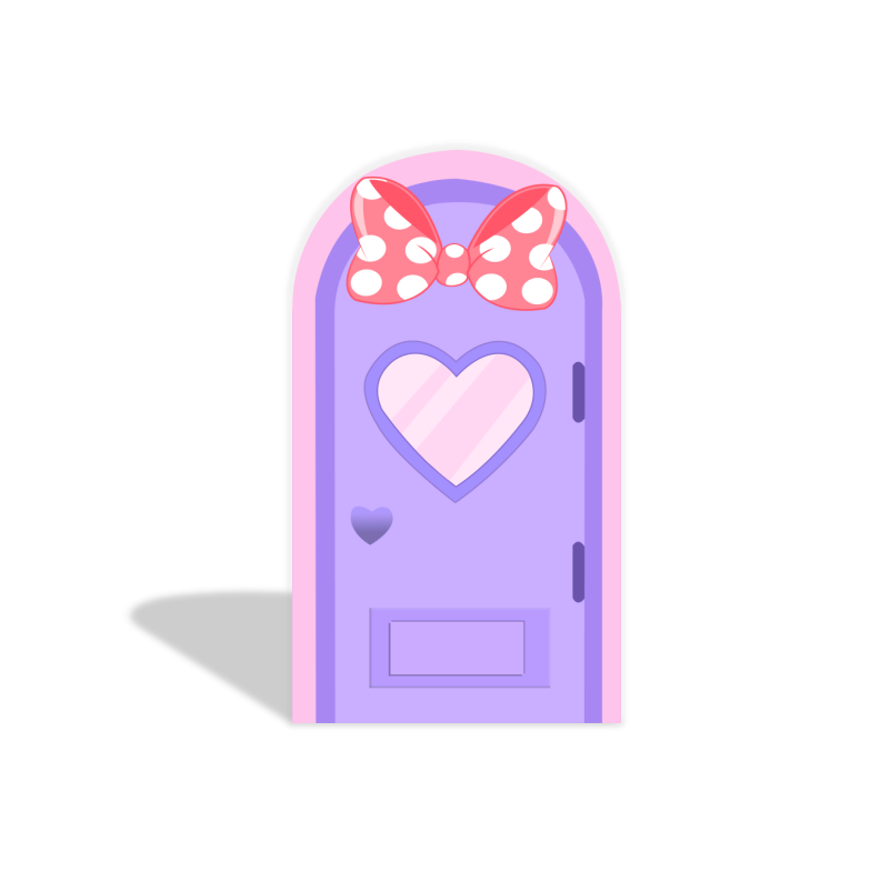 Pink minnie arch Birthday Party Arch Backdrop Wall Cloth Cover