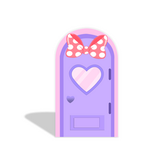 Pink minnie arch Birthday Party Arch Backdrop Wall Cloth Cover