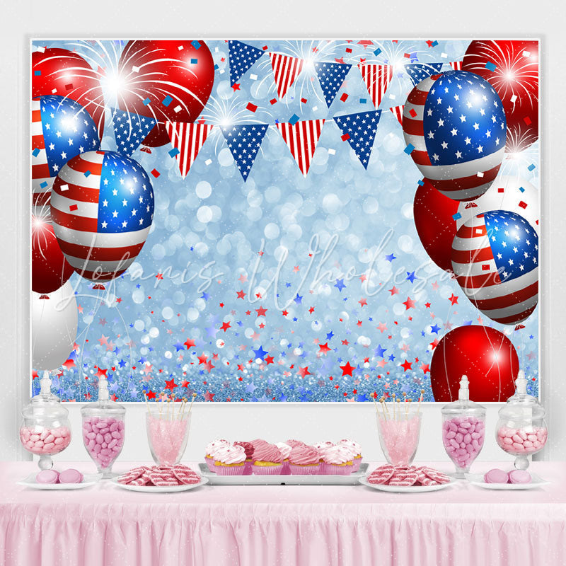 Lofaris 4Th of July Backdrop for Birthday Party Baby Shower