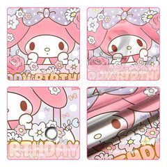 (7 Day Delivery) Cartoon My Melody Sanrio Rabbit Happy Birthday Backdrop For Kids