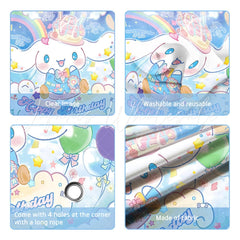 (7 Day Delivery) Sanrio Cinnamoroll Blue Cartoon Dog Happy Birthday Backdrop