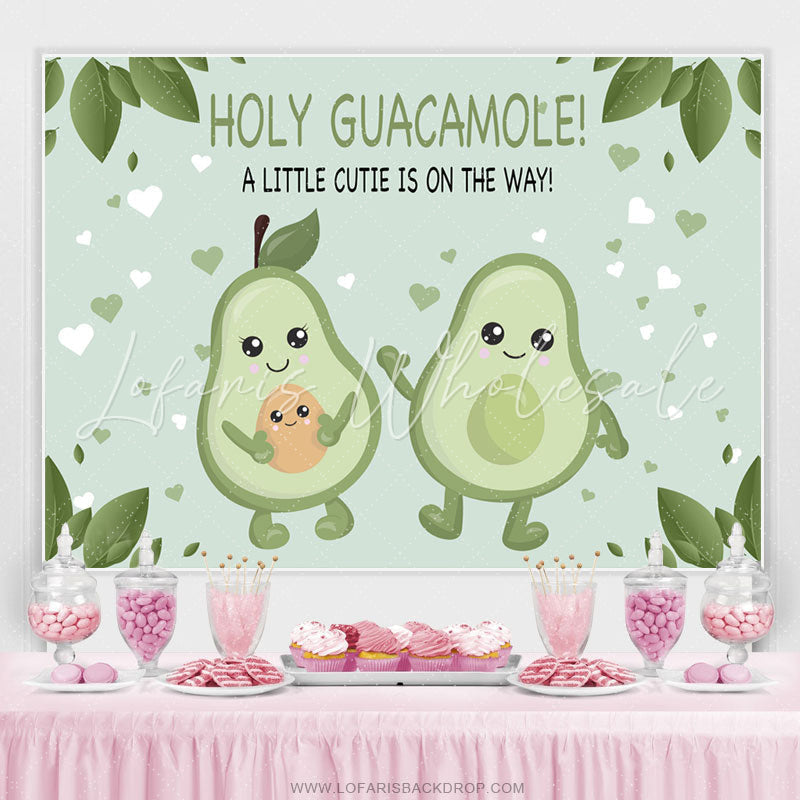 Lofaris A Little Cutie Is On The Way Baby Shower Backdrops