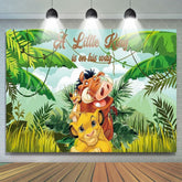 A Little King Is On The Way Safari Backdrop For Baby Shower Party