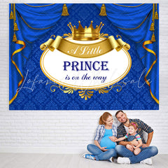 Lofaris A Little Prince Is On The Way Baby Shower Backdrop