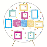 ABC Graduation Comics Round Backdrop for Celebration