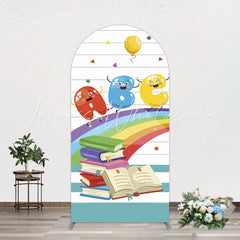 ABC Kids Design Arch Backdrop for School Celebration
