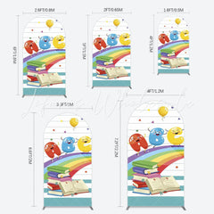 ABC Kids Design Arch Backdrop for School Celebration