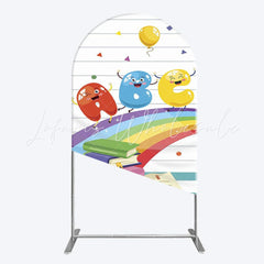 ABC Kids Design Arch Backdrop for School Celebration