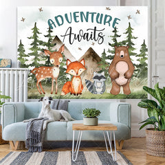 Lofaris Adventure Awaits Animals and Forest Backdrop for Kids