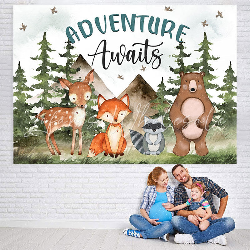 Lofaris Adventure Awaits Animals and Forest Backdrop for Kids