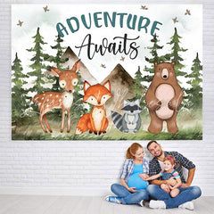 Lofaris Adventure Awaits Animals and Forest Backdrop for Kids