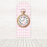 Alice In Wonderland Clock Watch Arch Backdrop For Dream Tea Time