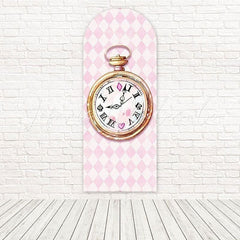 Alice In Wonderland Clock Watch Arch Backdrop For Dream Tea Time