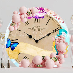 Alice In Wonderland Fantasy Round Backdrop For Fairytale Events