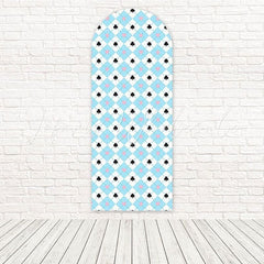 Alice In Wonderland Plaid Charm Tale Arch Backdrop For Fantasy Scene