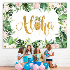 Lofaris Aloha Luau Party Decoration backdrop Summer Theme