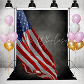 Lofaris American Flag Abstact Backdrop for Independence Day