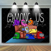 Lofaris Among Black Starry Sky On The Sofa Backdrop For Kids