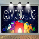 Lofaris Among Cute Space Shining Bokeh Happy Birthday Backdrop