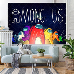 Lofaris Among Cute Space Shining Bokeh Happy Birthday Backdrop