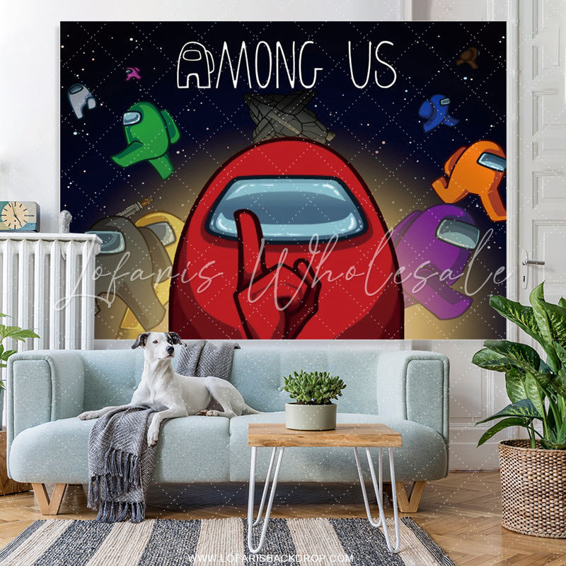 Lofaris Among Lovely Characters Backdrop For Holiday Party