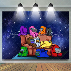 Lofaris Among Space Starry Sky On The Sofa Backdrop For Kids