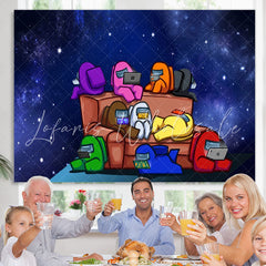 Lofaris Among Space Starry Sky On The Sofa Backdrop For Kids