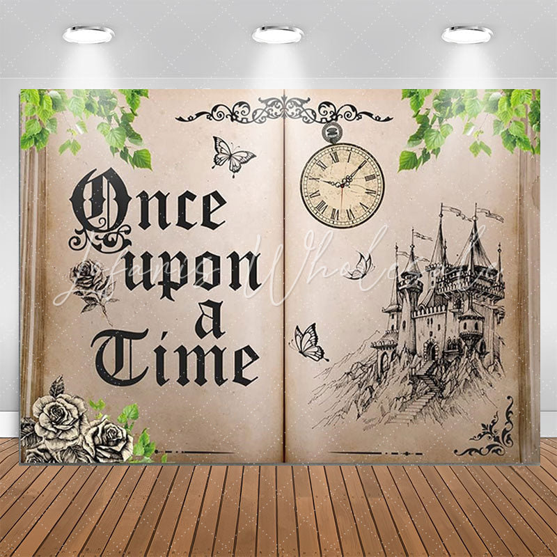 Lofaris Ancient Castle Once Upon A Time Birthday Backdrop