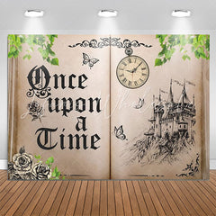 Lofaris Ancient Castle Once Upon A Time Birthday Backdrop