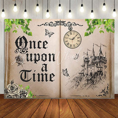 Lofaris Ancient Castle Once Upon A Time Birthday Backdrop