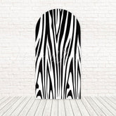 Animal Print Jungle Fever Arch Backdrop For Wild Birthday Theme