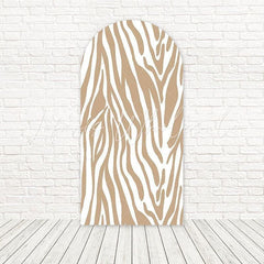 Animal Zebra Print Bold Safari Arch Backdrop For Wild Adventure Theme
