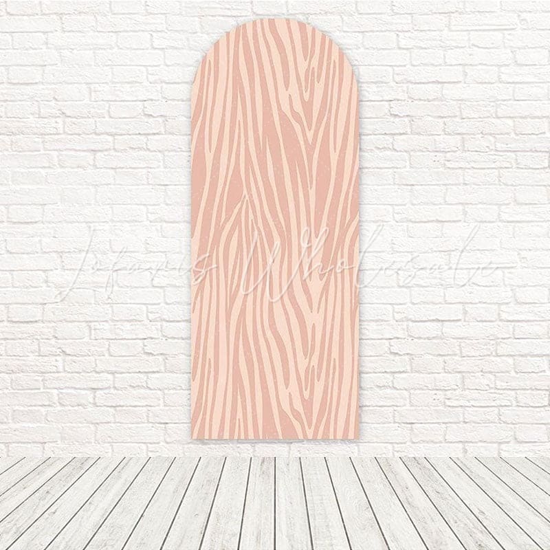 Animal Zebra Print Bold Safari Vibe Arch Backdrop For Wild Event