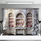Lofaris Arch White Cabinet Tree Dessert Christmas Backdrop