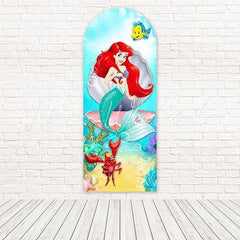 Ariel Disney Mermaid Princess Glow Arch Backdrop For Ocean Party
