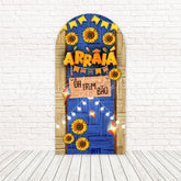 Arraia June Festival Festive Dance Arch Backdrop For Brazilian Theme