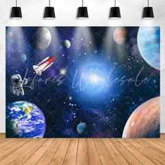 Lofaris Astronaut Universe Galaxy Stars Birthday Backdrop