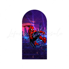 Avenger Super Hero Happy Birthday Party Arch Backdrop Wall Cloth Cover