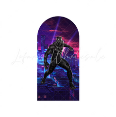 Avenger Super Hero Happy Birthday Party Arch Backdrop Wall Cloth Cover