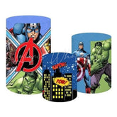 Avengers Superheroes Team Themed Cover Cylinders Kit
