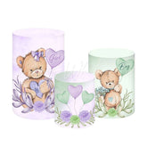 Baby Shower Bear Party Themed Cover Cylinders Kit
