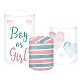Baby Shower Revelation Celebration Cover Cylinders Kit