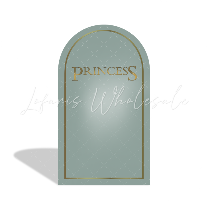 Baby Tiana Princess Birthday Baby Shower Party Arch Backdrop Wall Cloth Cover