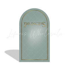 Baby Tiana Princess Birthday Baby Shower Party Arch Backdrop Wall Cloth Cover