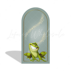 Baby Tiana Princess Birthday Baby Shower Party Arch Backdrop Wall Cloth Cover