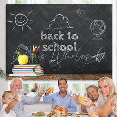 Lofaris Back to School Chalkboard Books Photoshoot Backdrops